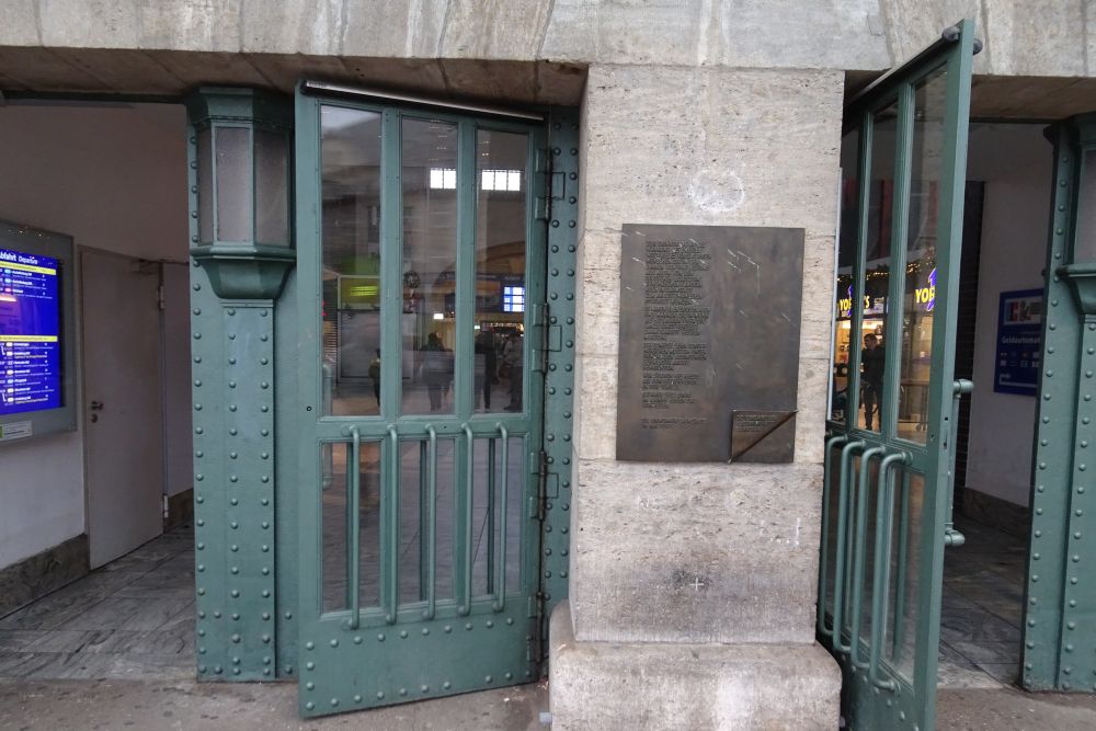 Memorial Darmstadt Central Station