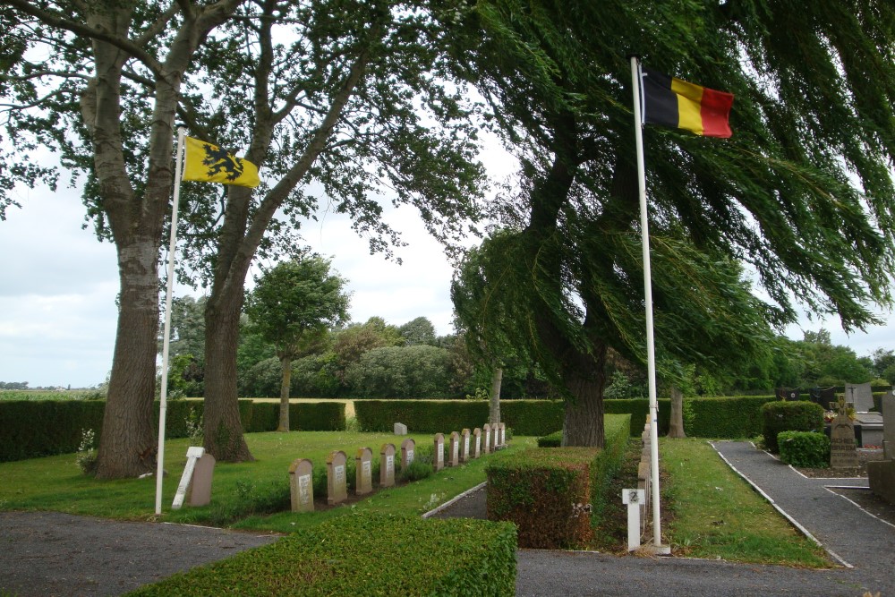 Belgische Oorlogsgraven en Ereperk Oudstrijders Leffinge