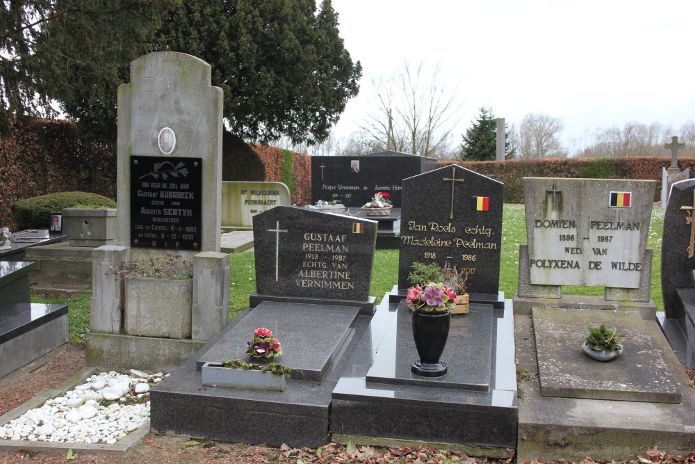 Belgian Graves Veterans Moerzeke Kastel #5