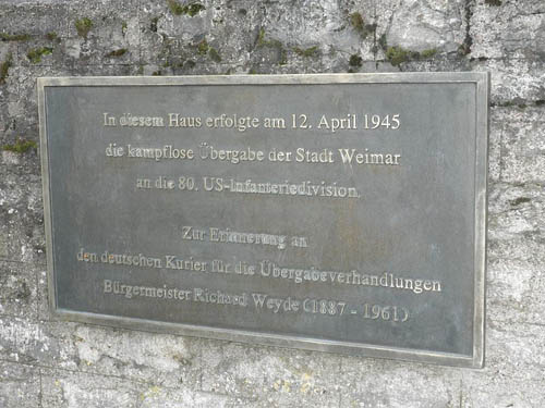 Memorial Weimar Surrender 1945 #1
