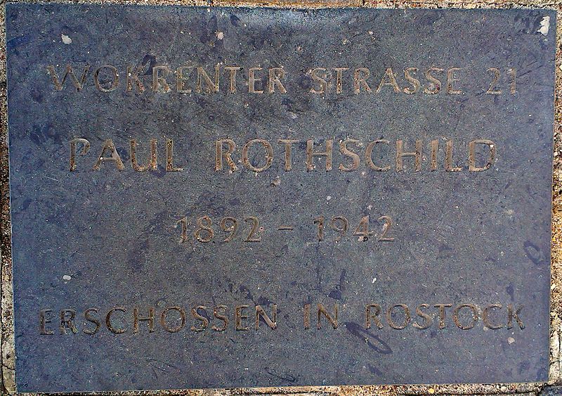 Gedenksteen Wokrenter Straße 6 (was Wokrenter Straße 21) #1