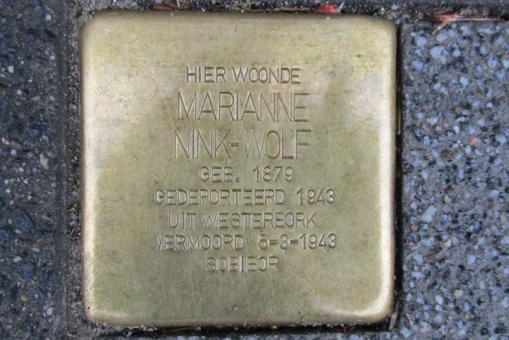 Stolpersteine Willebrordusstraat 137d