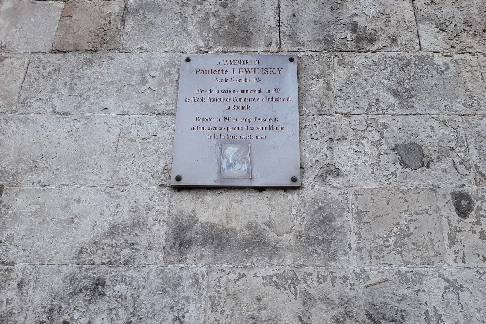 Memorial Paulette Lewinsky La Rochelle #3