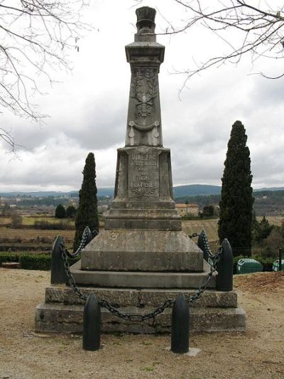 Oorlogsmonument Vinezac #1