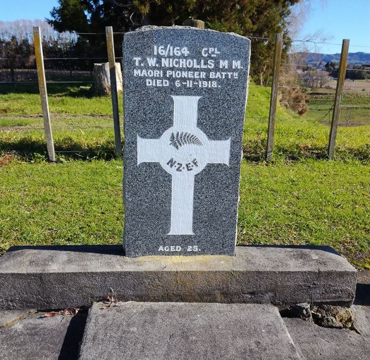 Oorlogsgraf van het Gemenebest Te Kahika Maori Cemetery #1