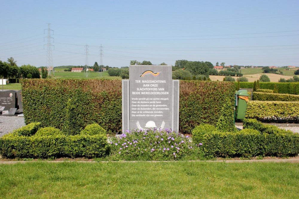 Oorlogsmonument Begraafplaats Anzegem