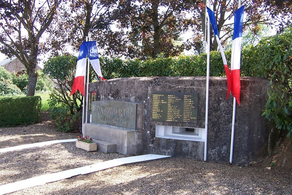 Monument 148e Regiment Mei 1940 Dom-le-Mesnil #3