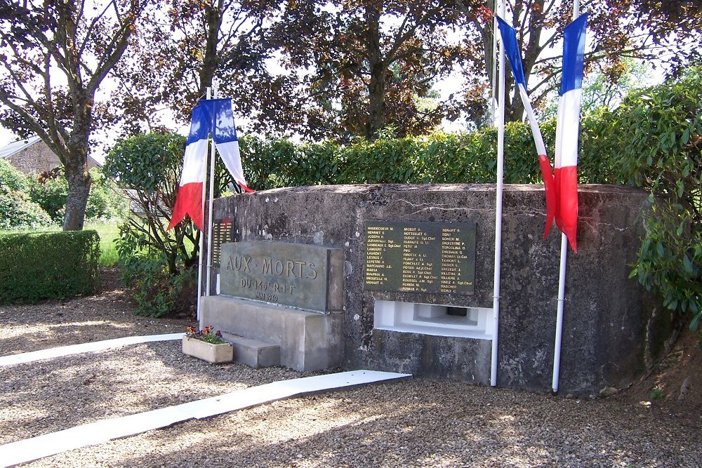 Memorial 148th Regiment May 1940 Dom-le-Mesnil #3