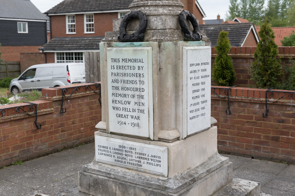 War Memorial Henlow #3