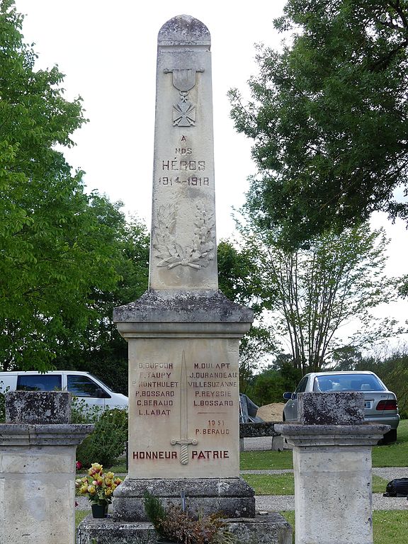 Oorlogsmonument La Jemaye