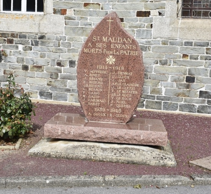 Oorlogsmonument Saint-Maudan