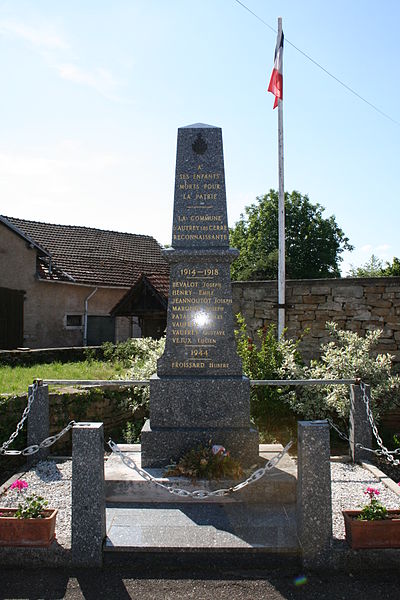 Oorlogsmonument Autrey-lès-Cerre #1