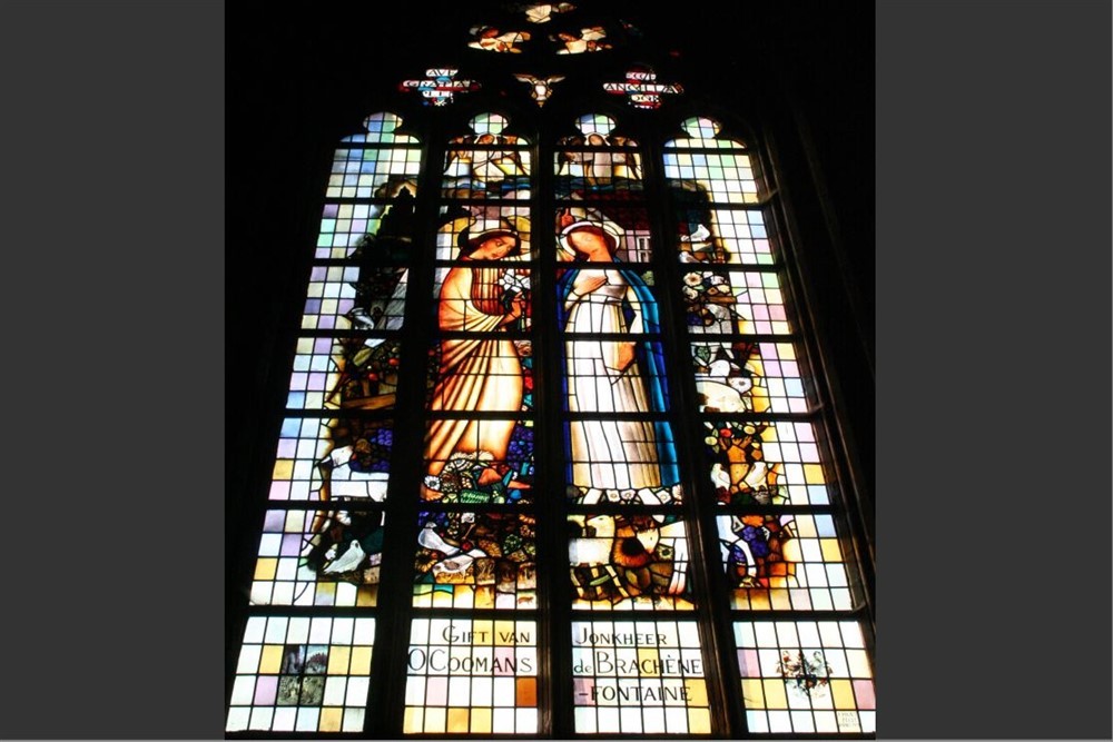 Glass Window Church Of Our Lady Aarschot #1