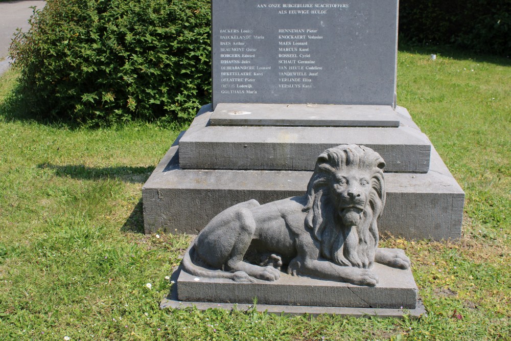 Monument Eerste Wereldoorlog Bredene #3