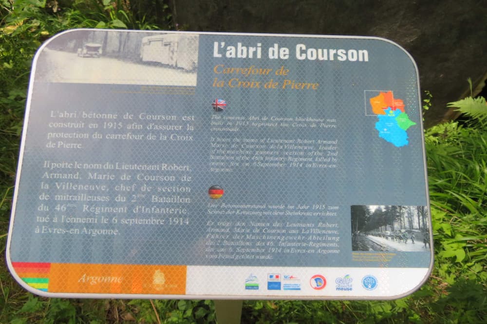 Abri de Courson Neuvilly-en-Argonne