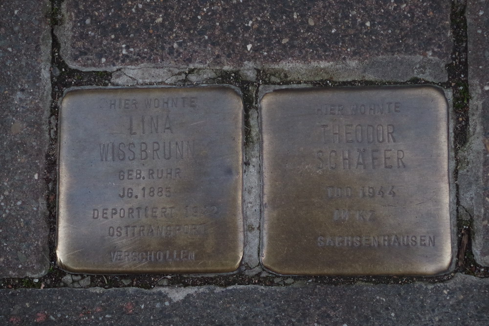 Stolpersteine Emmastrae 14 #1