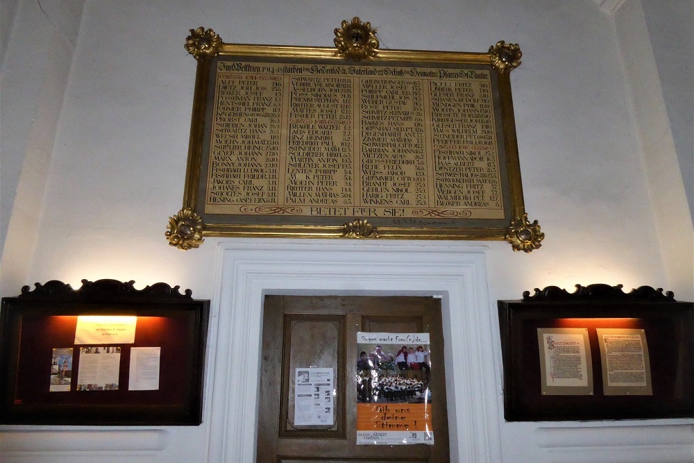 Memorial St.Paulin Church Trier