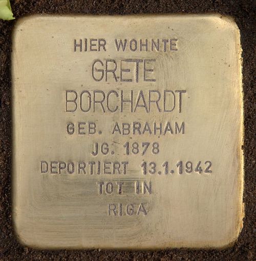 Stolpersteine Halskestrae 14 #2