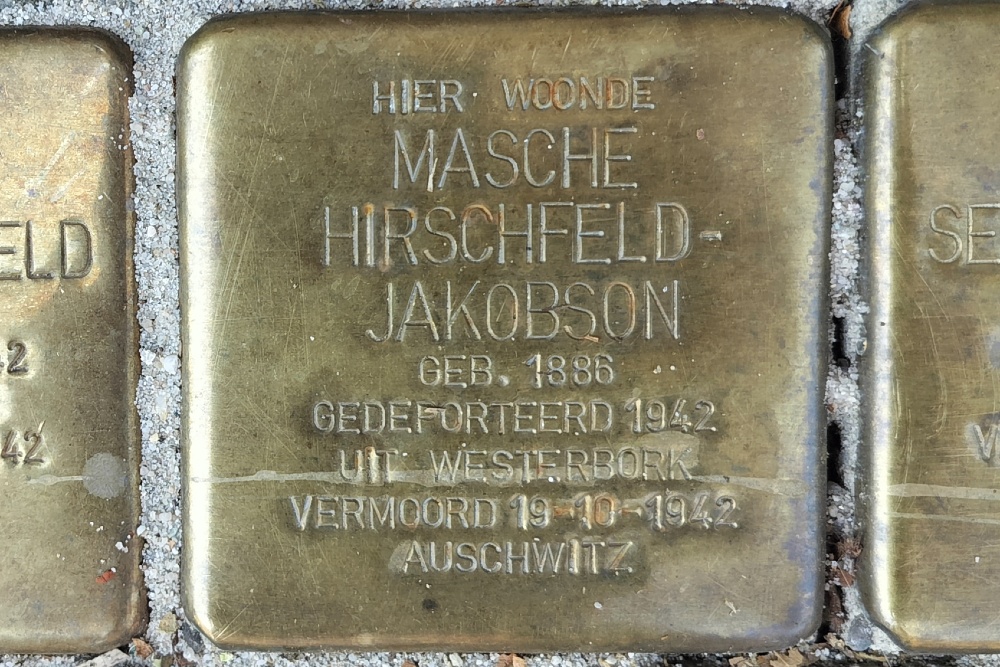 Stolpersteine Witte van Haemstedestraat 7b #3