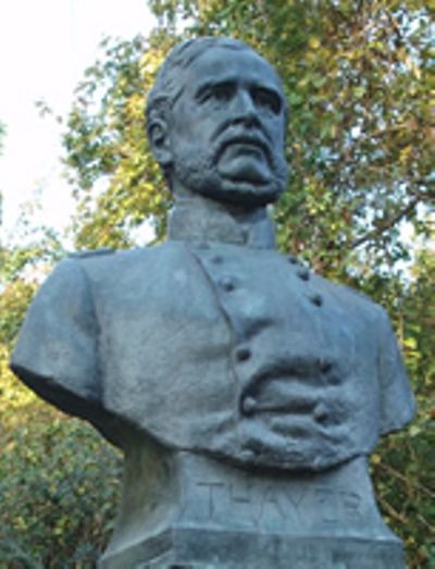 Buste van Brigadier General John M. Thayer (Union)