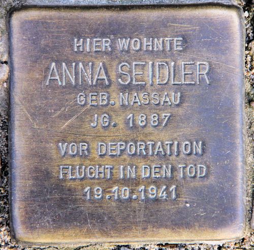 Stolperstein Cicerostrae 62