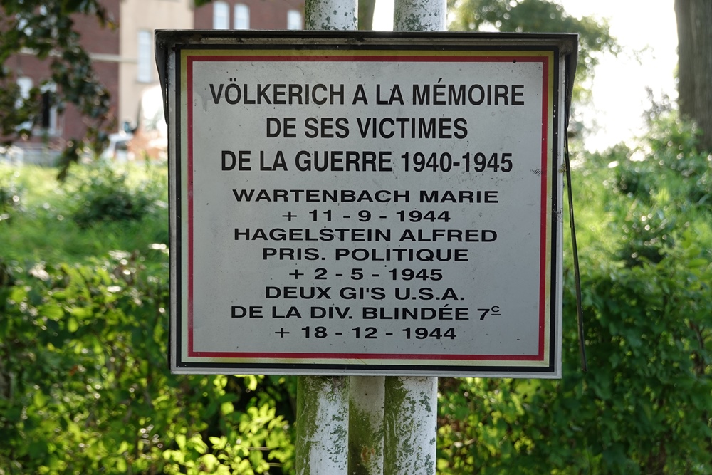 World War II Memorial Völkerich #2
