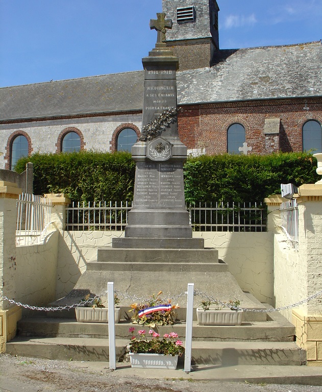 Monument Eerste Wereldoorlog Wicquinghem #1