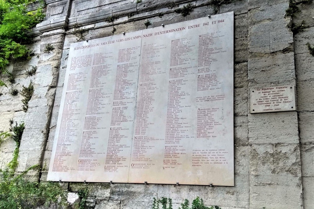 Memorial of the Jewish deportation Avignon #2