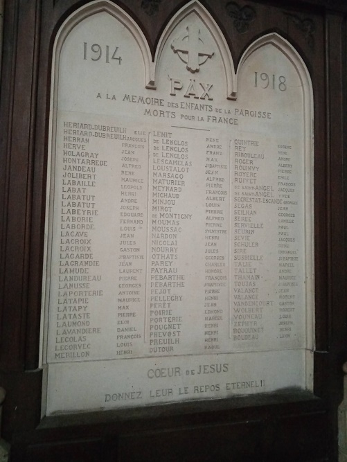 Memorial Fallen Parish Members #2