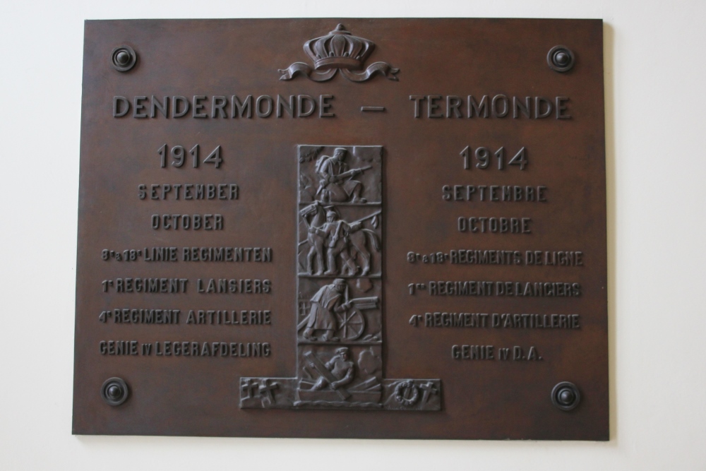 Commemorative Plates Town Hall Dendermonde #4