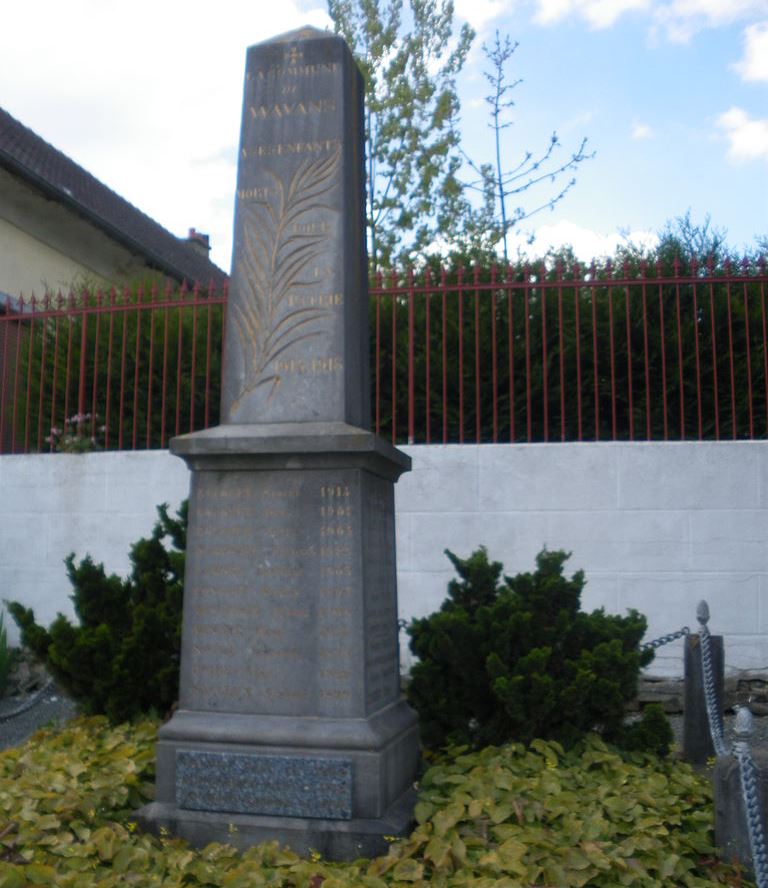 Oorlogsmonument Wavans-sur-Authie