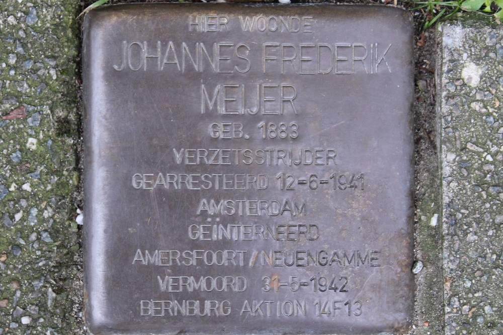 Stolperstein Smitstraat 40