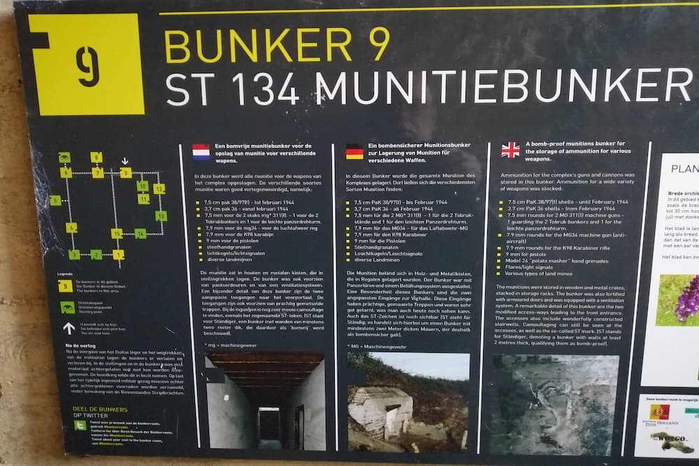 Munitiebunker Bunkerroute no. 9 De Punt Ouddorp #2