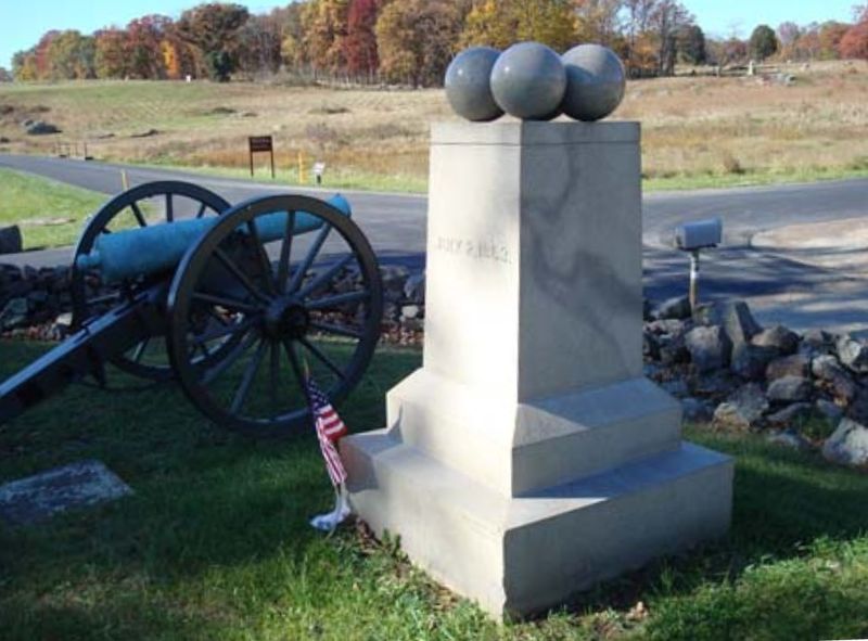 Monument 3rd Massachusetts Artillery Battery