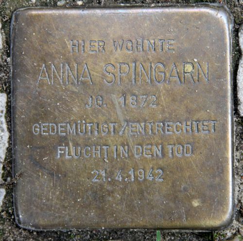 Stumbling Stones Deidesheimer Straße 9 #1