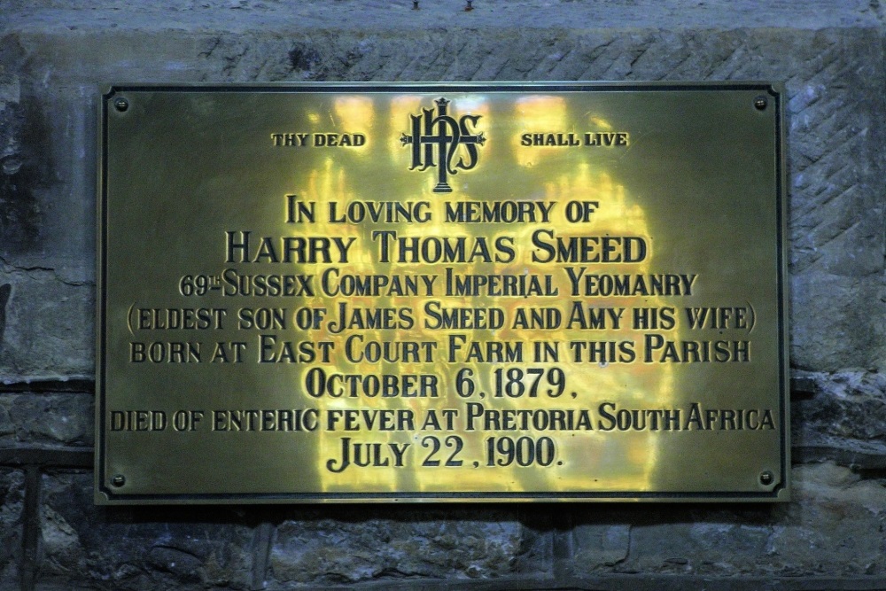 Memorial Harry Thomas Smeed