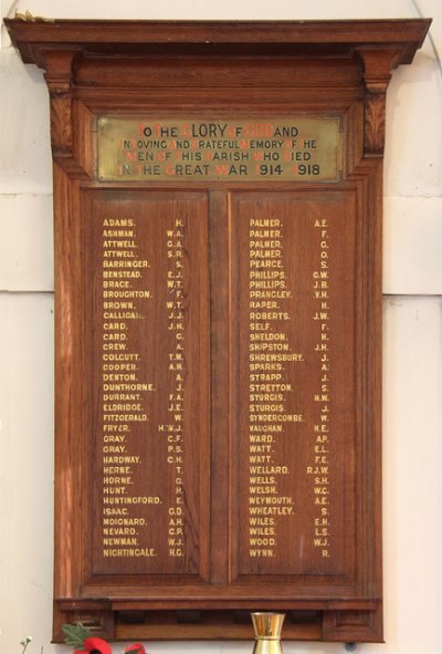 War Memorial St. Thomas Church #1