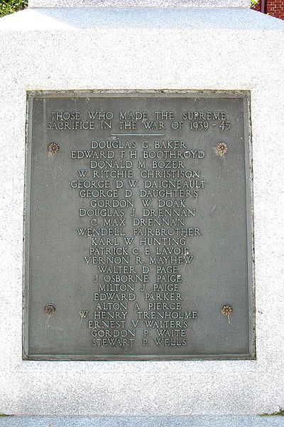 War Memorial Lennoxville #3
