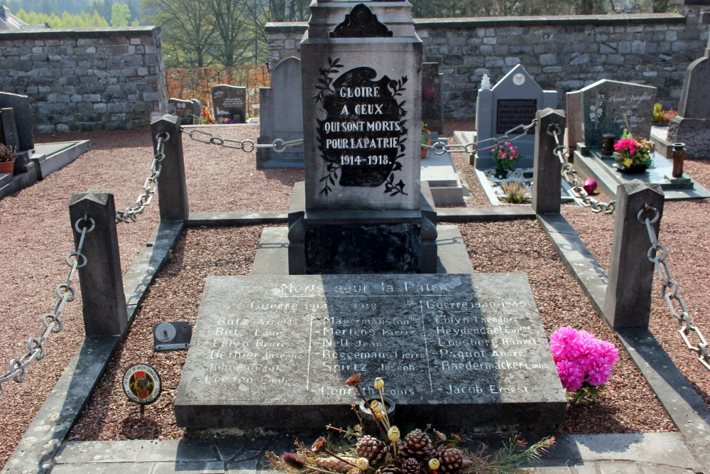 Oorlogsmonument Begraafplaats Plombières #2