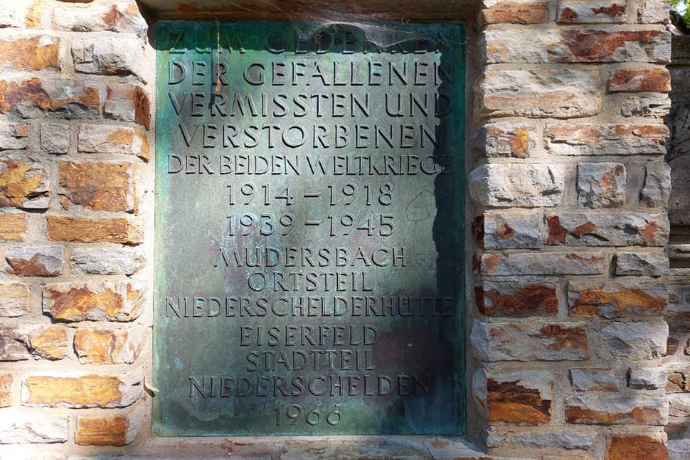 War Memorial Niederschelden and Niederschelderhtte #2