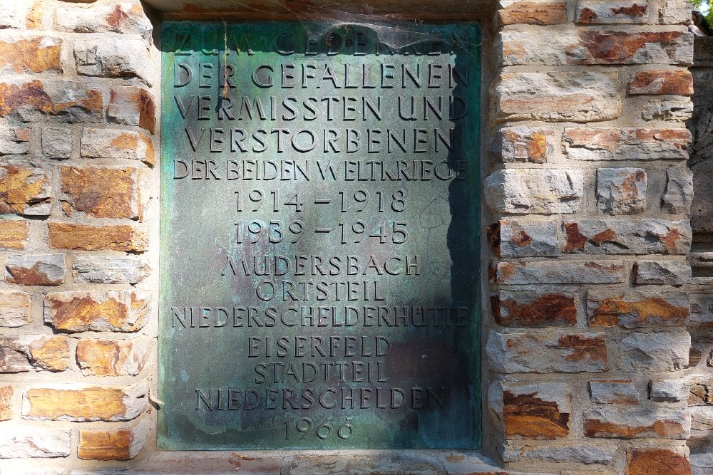 War Memorial Niederschelden and Niederschelderhütte #2