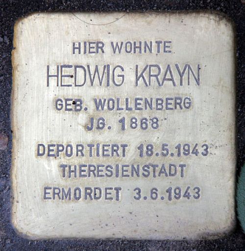 Stolpersteine Helmstedter Straße 19 #2
