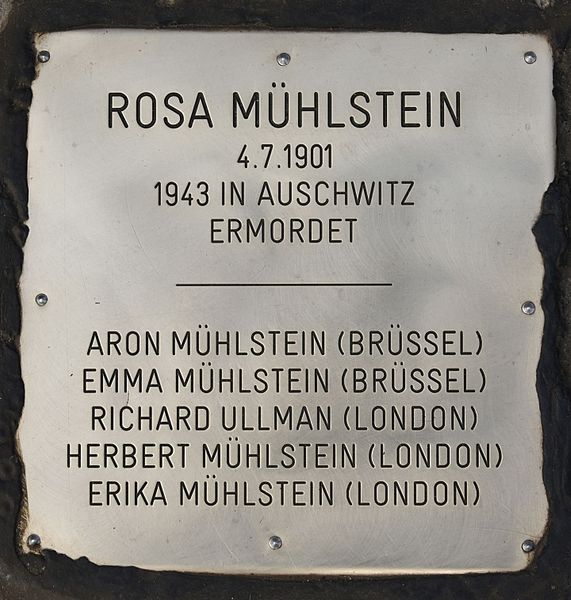 Remembrance Stones Wielandplatz