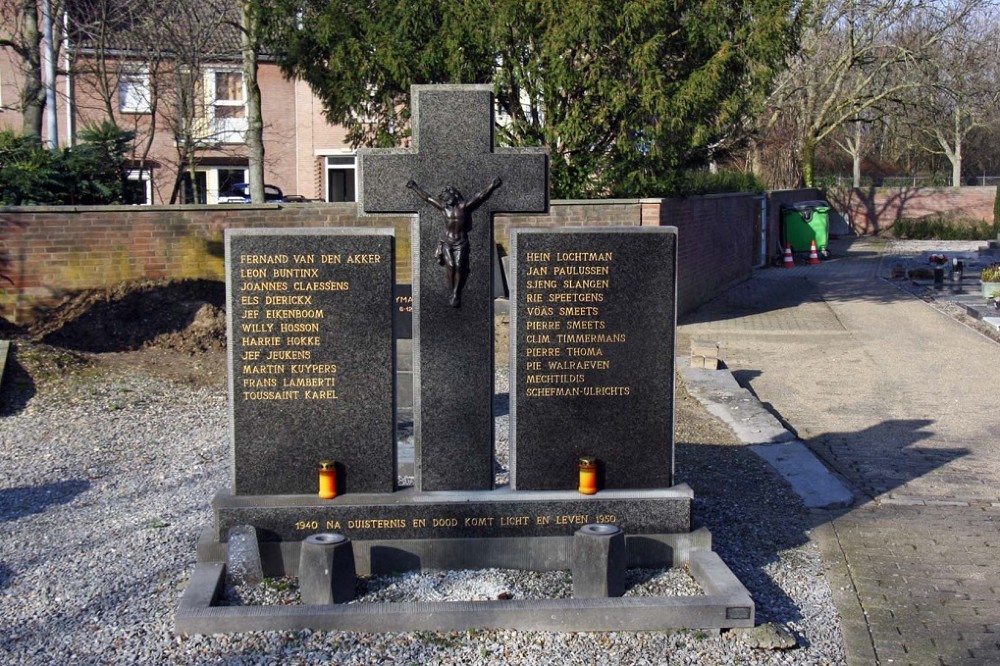 Graves Civilian Casualties Roman Catholic Cemetery Limmel #4
