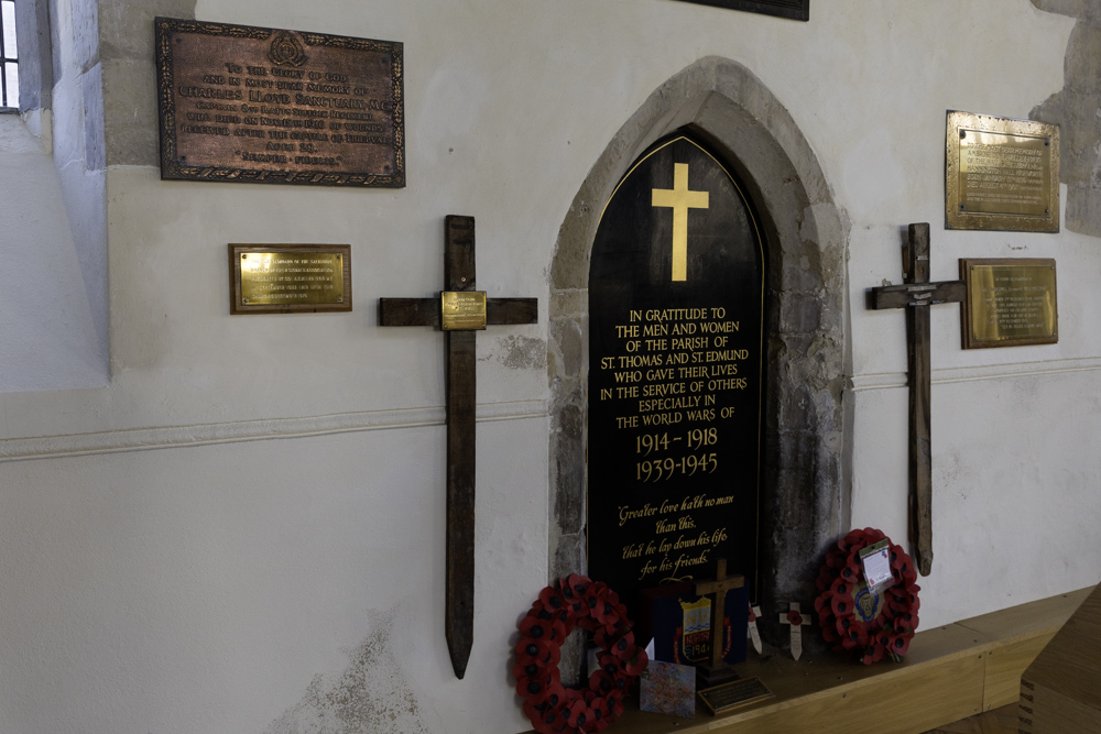 Grave Crosses St Thomas & St Edmund's Church Salisbury