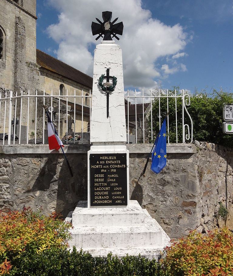 Monument Eerste Wereldoorlog Merlieux-et-Fouquerolles #1