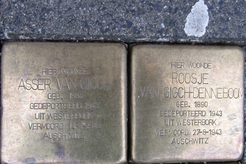 Stolpersteine Zaagmolenstraat 170b #2