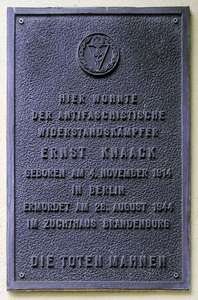 Gedenkteken Ernst Knaack #1