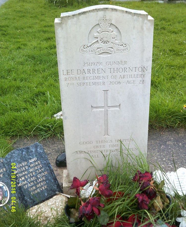 Brits Oorlogsgraf Blackpool Cemetery