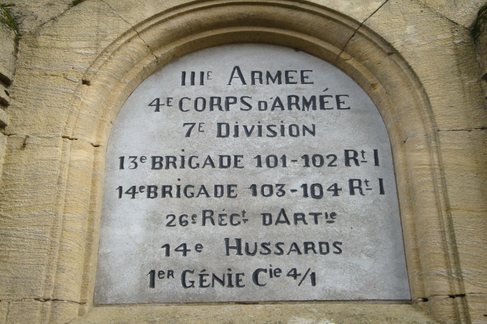 Monument Gesneuvelde Franse Soldaten Ethe	 #4